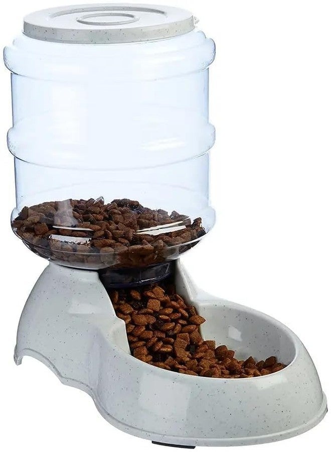DARKFISH Plastic Pet Food Dispenser 3.8L Large Capacity Self-Dispensing Gravity Pet Feeder Cat Dog Feeding Bowl Automatic Feeding Pet Supplies Cat Food Dispenser, - Image 1